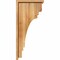 Ekena Millwork Pescadero Rough Sawn Corbel w/Backplate, Western Red Cedar, 8"W x 14"D x 30"H COR08X14X30PEC01RWR - alternate 2